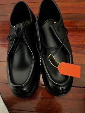 Kleman Padror Classic Black Leather Men’s Lace-Up Dress Shoes